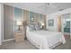 Charming main bedroom featuring calming tones with an ensuite bathroom for added convenience at 6609 Stone River Rd # 206, Bradenton, FL 34203