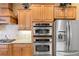 Well-equipped kitchen featuring stainless steel appliances and ample cabinetry at 7033 Brier Creek Ct, Lakewood Ranch, FL 34202