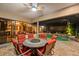 Relaxing pool and patio area with seating for six at 7033 Brier Creek Ct, Lakewood Ranch, FL 34202