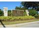 Grand entrance to Laurel Oak Estates and Country Club at 7822 Allen Robertson Pl, Sarasota, FL 34240