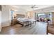 Spacious main bedroom with access to a private patio at 949 Chevy Chase St, Port Charlotte, FL 33948
