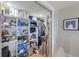 Organized storage room featuring extensive shelving, perfect for keeping items tidy and accessible at 101 S Gulfstream Ave # 5K, Sarasota, FL 34236