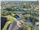 High-angle view of home and neighborhood at 1060 Water Oak Ne Ct, St Petersburg, FL 33703