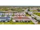 Aerial view of townhome community, highlighting the property's location and surrounding area at 11630 Woodleaf Dr, Bradenton, FL 34211