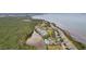 Aerial view of waterfront community with pool at 120 Tidy Island Blvd # 120, Bradenton, FL 34210