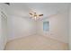 Neutral bedroom with carpet and closet at 1426 Landview Ln, Osprey, FL 34229