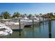 Beautiful marina showcasing numerous boats docked along the waterfront at 1426 Landview Ln, Osprey, FL 34229