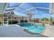 Inviting screened pool with spa and spacious deck at 146 Willow Bend Way, Osprey, FL 34229