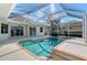 Inviting screened pool with spa and spacious deck at 146 Willow Bend Way, Osprey, FL 34229