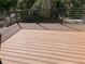 Spacious composite deck with modern black railings at 2110 Michele Dr, Sarasota, FL 34231