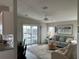 Living room with light gray walls and comfy seating at 2601 Gulf N Dr # 427, Bradenton Beach, FL 34217