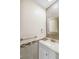 Small bathroom with mosaic tile and updated vanity at 3368 Ramblewood Pl # 37D1, Sarasota, FL 34237