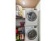 Stackable washer and dryer in dedicated laundry room at 3368 Ramblewood Pl # 37D1, Sarasota, FL 34237