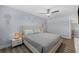 Guest bedroom with a king-size bed and spacious closet at 416 Giovanni Dr, Nokomis, FL 34275