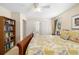 Main bedroom with ensuite bathroom and built-in shelving at 4901 Fallcrest Cir, Sarasota, FL 34233