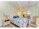 Spacious main bedroom with sitting area and en-suite bathroom at 500 N Jefferson Ave # C3, Sarasota, FL 34237