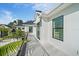 Spacious balcony overlooking the backyard at 656 Tropical Cir, Sarasota, FL 34242