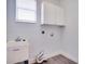 Functional laundry room with cabinets and utility sink at 7724 Us Open Loop, Lakewood Ranch, FL 34202