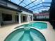 Large pool with spa and screened-in patio at 7724 Us Open Loop, Lakewood Ranch, FL 34202