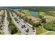 Wide angle aerial view of community and golf course at 8403 Grand Estuary Trl # 301, Bradenton, FL 34212