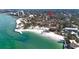 Aerial view showcasing property location near the water at 9 Sandy Cove Rd # 8A, Sarasota, FL 34242