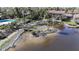 Elevated view of peaceful bridge over calm water at 9 Sandy Cove Rd # 8A, Sarasota, FL 34242