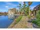 Relaxing waterfront view of canal and lush landscaping at 9 Sandy Cove Rd # 8A, Sarasota, FL 34242