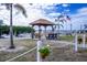 Relaxing community area with gazebo and waterfront views at 10315 Cortez W Rd # 59-3, Bradenton, FL 34210