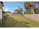 Backyard with grass and privacy fence at 20313 Navajo Ln, Port Charlotte, FL 33952