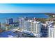 Beautiful aerial view of waterfront condos and cityscape at 301 Quay Commons # 1411, Sarasota, FL 34236