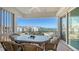 Spacious balcony offering stunning water views and outdoor seating at 360 Gulf Of Mexico Dr # 332, Longboat Key, FL 34228