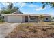 Charming single-story home with an attached two-car garage, located on a sunny lot with mature trees at 3718 61St St, Bradenton, FL 34209