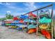 Community kayak storage provides convenient access to waterfront recreation at 4430 Exeter Dr # 104, Longboat Key, FL 34228