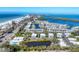 Aerial view showing community near the beach and waterways at 527 Sutton Pl # T-12, Longboat Key, FL 34228