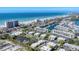 Aerial view of community with water access and beach nearby at 527 Sutton Pl # T-12, Longboat Key, FL 34228