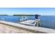 Accessible floating dock with ramp for easy boat launching at 527 Sutton Pl # T-12, Longboat Key, FL 34228