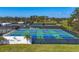 Well-maintained pickleball courts at the Palm Aire Country Club, perfect for active living at 5507 Country Lakes Trl, Sarasota, FL 34243