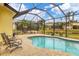 Beautiful screened pool and spa with lake views at 5703 52Nd W Ave, Bradenton, FL 34210