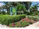 Entrance to the Cedars East Tennis Resort & Club at 611 Cedars Ct, Longboat Key, FL 34228