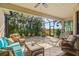 Large screened patio ideal for outdoor relaxation at 6207 27Th E St, Ellenton, FL 34222