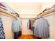 Well-organized closet with ample shelving and hanging space at 7003 9Th W Ave, Bradenton, FL 34209