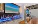 Stylish wet bar with illuminated shelves, premium spirits, and custom details at 1035 Seaside Dr # 503, Sarasota, FL 34242