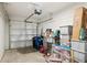 Spacious garage with ample storage space and a garage door opener at 14180 Crimson Ave, Bradenton, FL 34211