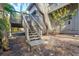 Back stairway showing access to the upper-level of the exterior of the home at 1447 Landings Cir # 68, Sarasota, FL 34231