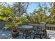 Outdoor deck with seating, offering a serene space to enjoy the natural surroundings and outdoor ambiance at 1447 Landings Cir # 68, Sarasota, FL 34231