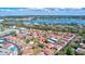 An aerial view of the residential area at 185 Vista Hermosa Circle, Sarasota, FL 34242