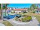 Active community space with shuffle board court and walking path at 185 Vista Hermosa Circle, Sarasota, FL 34242