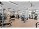 Bright fitness center equipped with modern cardio and weightlifting equipment at 301 Quay Commons # 1809, Sarasota, FL 34236