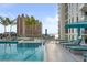 Luxury rooftop pool with panoramic views of the city and bay at 301 Quay Commons # 1809, Sarasota, FL 34236