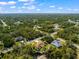 Aerial view showcasing a single-Gathering home's lot and surroundings at 3273 Wentworth St, North Port, FL 34288